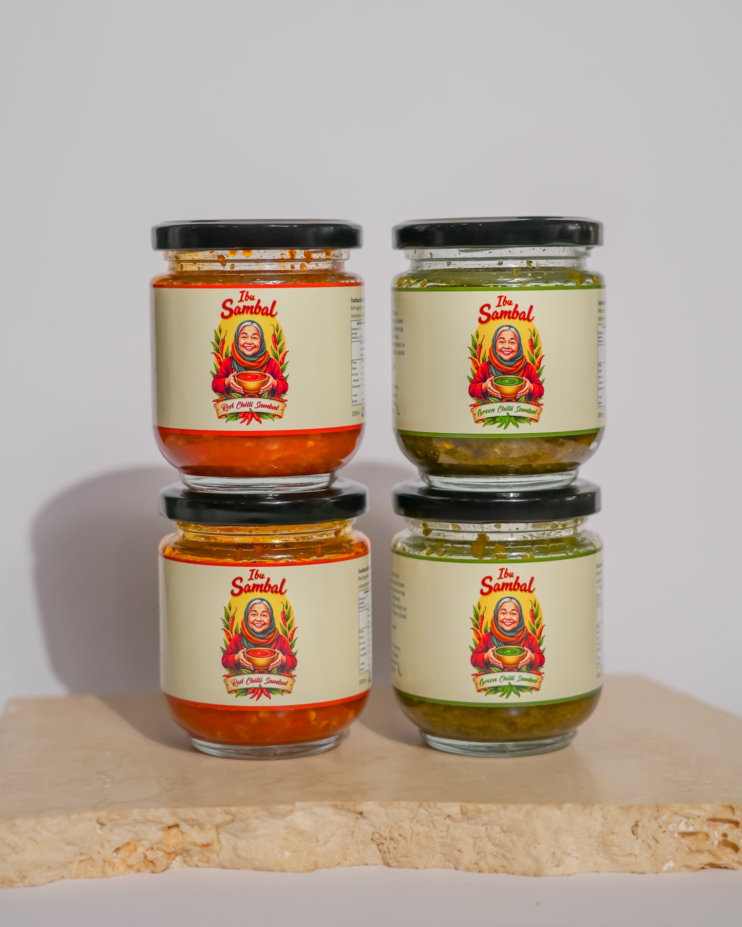 Spice Lover’s 4-Pack – Red & Green Sambal