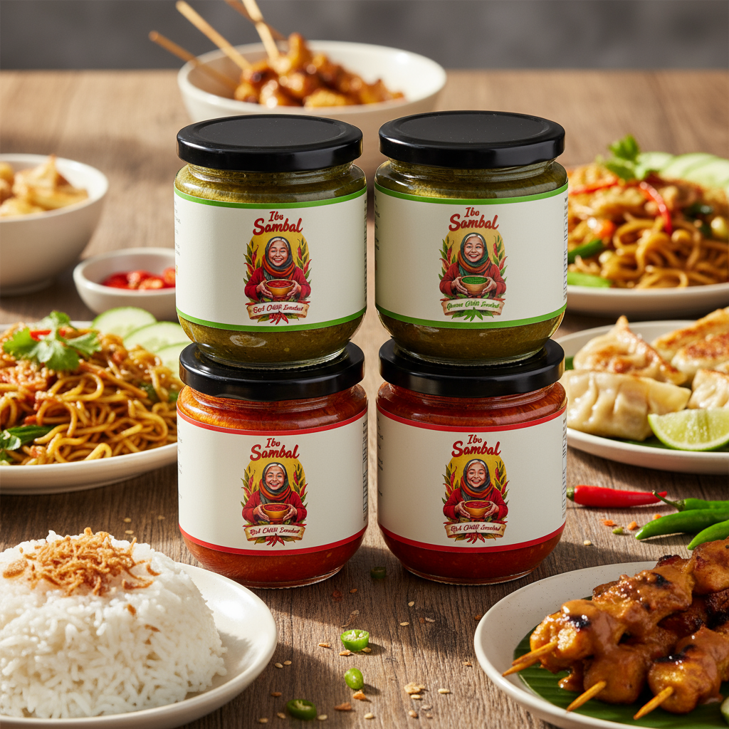 4-Pack with Food - All 4 Jars Visible