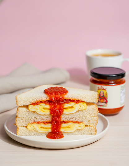 Egg Sando with Red Sambal