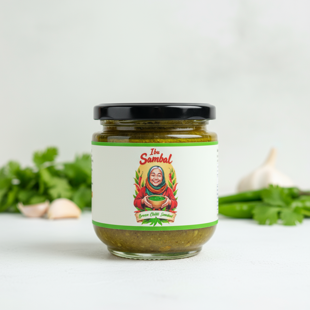 Enhanced Ibu Sambal Green Chili Product Photo