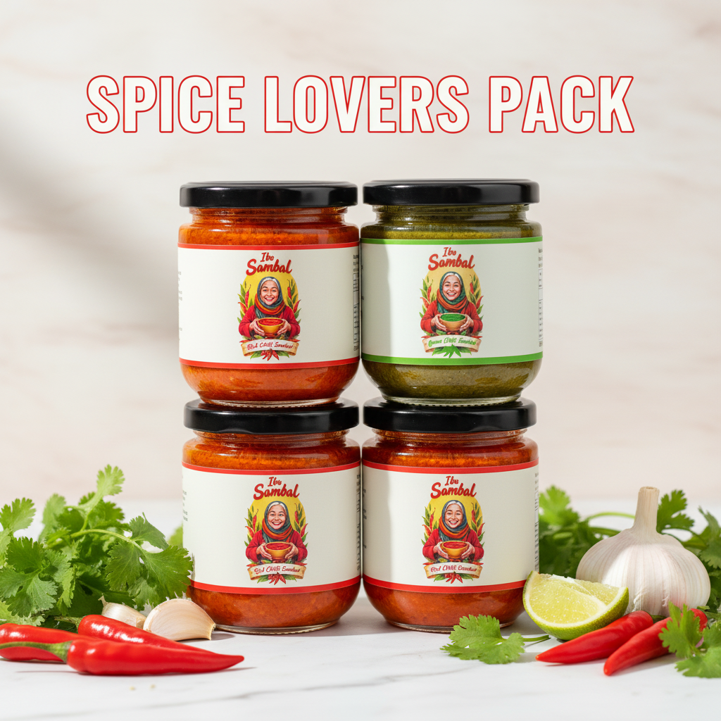 Ibu Sambal - Spice Lovers Pack Stacked