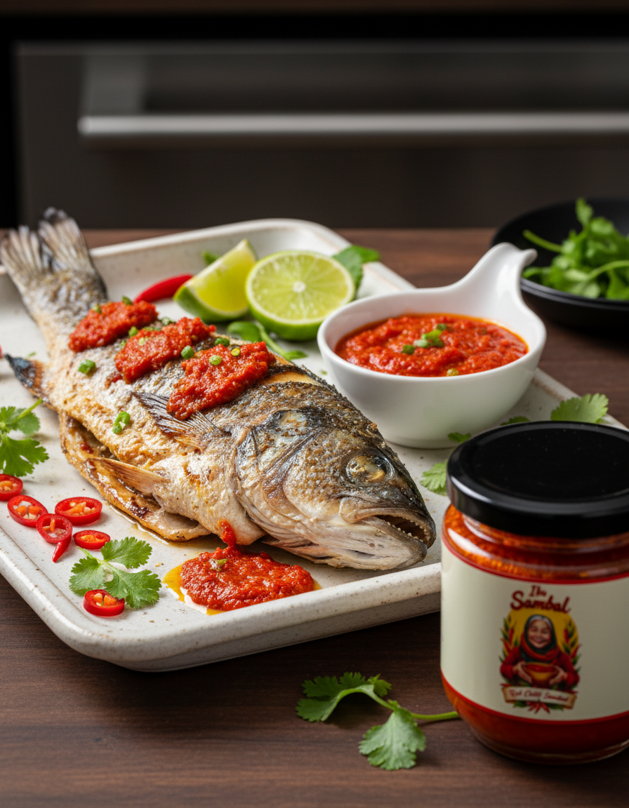 Whole Fish with Red Sambal